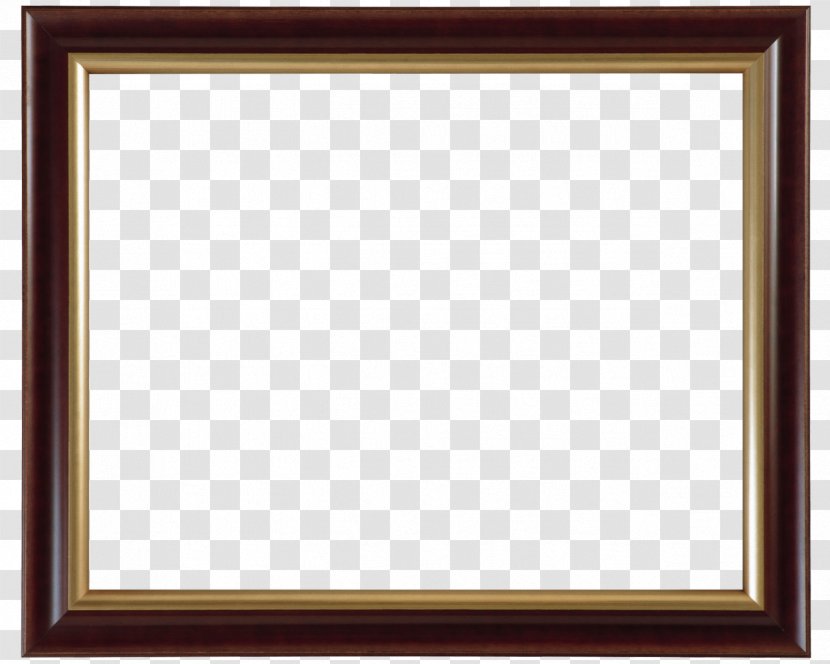 Picture Frames Mirror - Rectangle - Wooden Transparent PNG