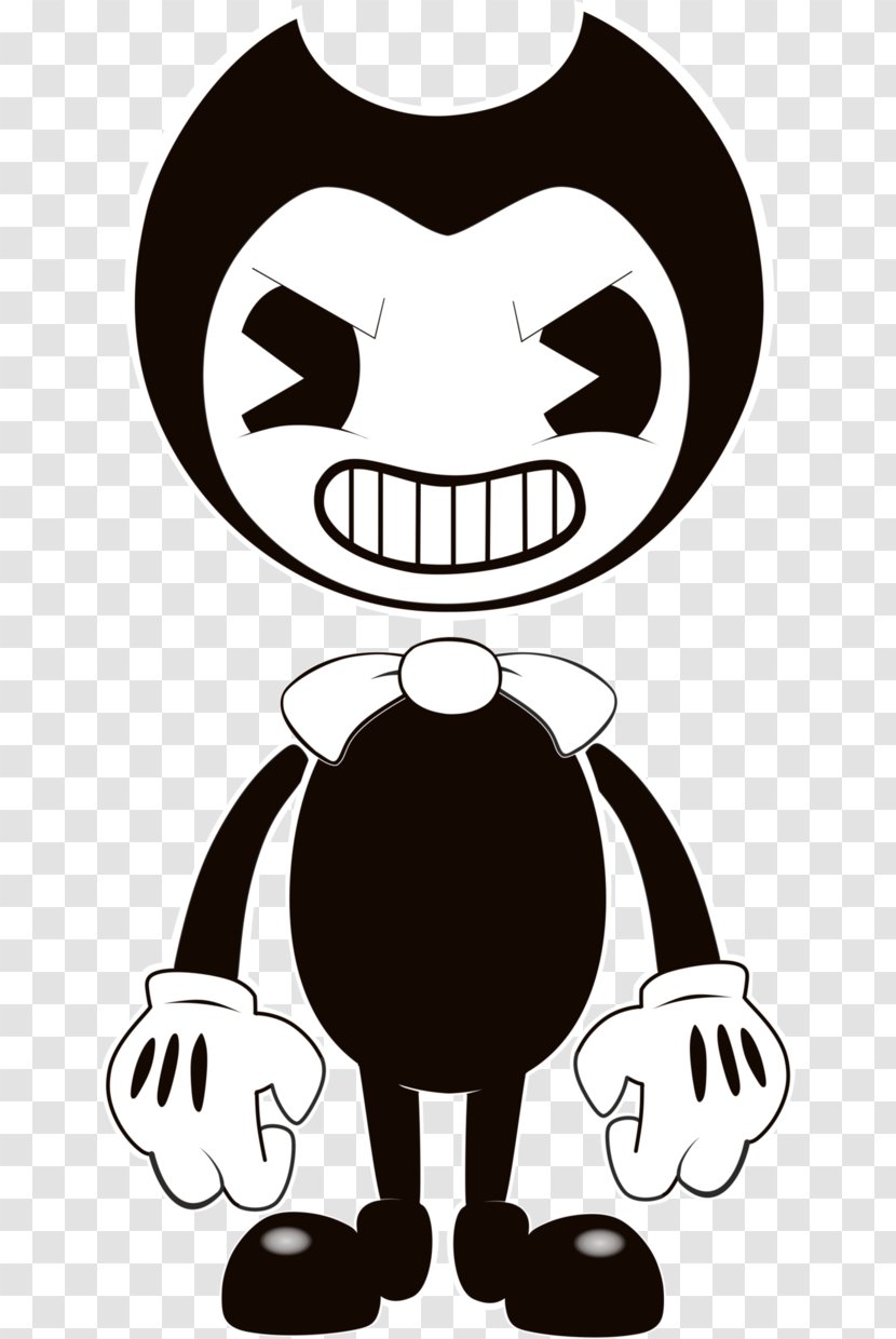 Bendy And The Ink Machine Video Game Plants Vs. Zombies: Garden Warfare 2 Five Nights At Freddy's - Mammal - Black White Transparent PNG