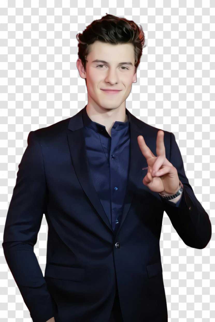 Suit Finger Gesture White-collar Worker Formal Wear - Thumb Standing Transparent PNG