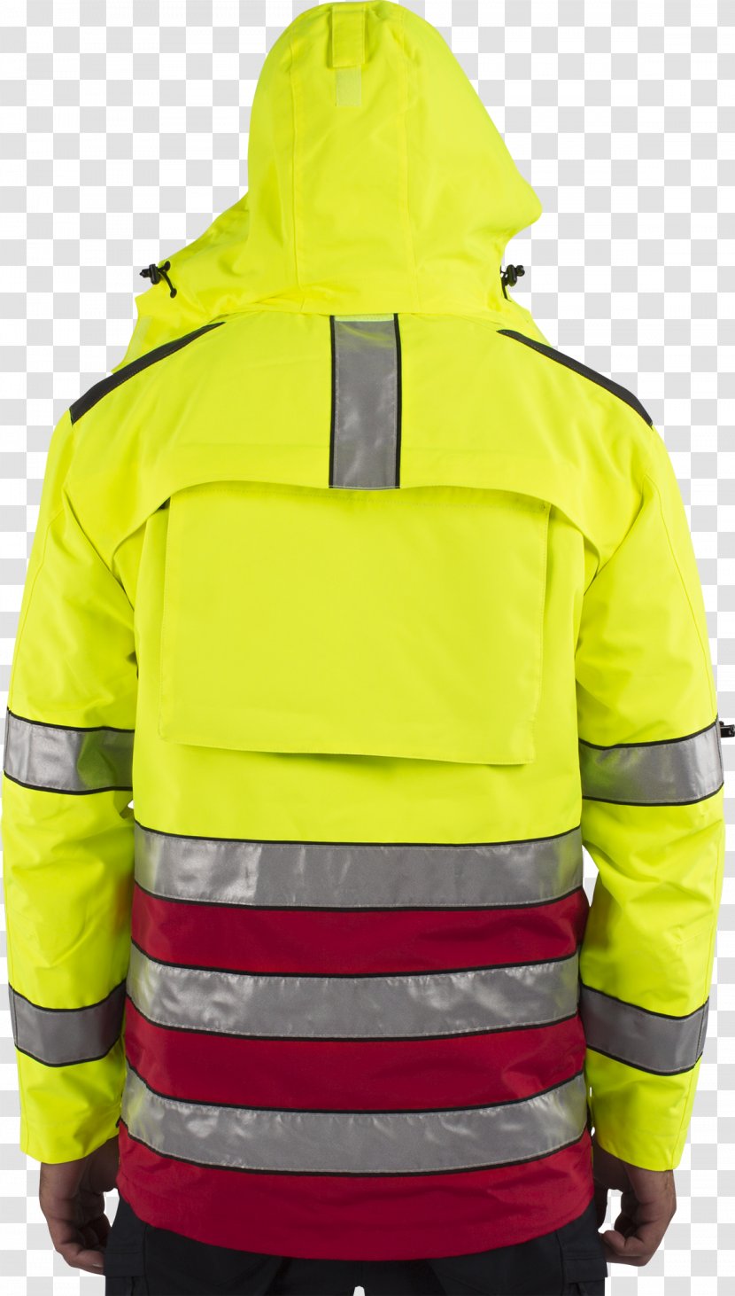 Hoodie High-visibility Clothing Jacket Parka - Raincoat Transparent PNG