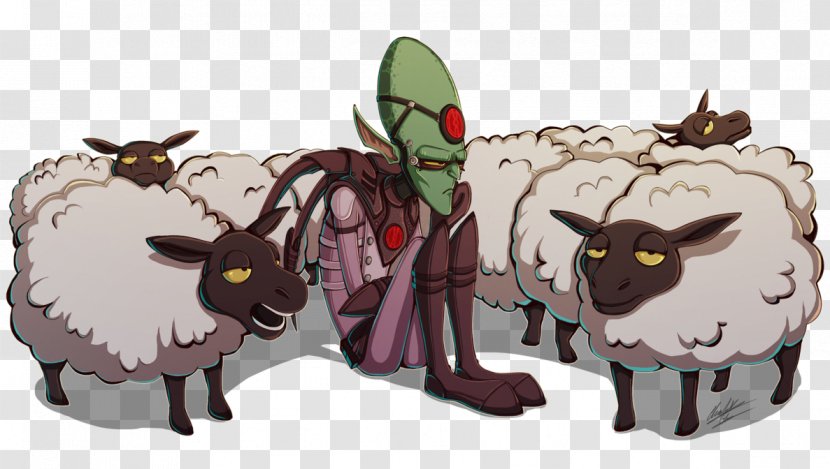 Cattle Grim Goat Doctor Nefarious Tropy Character - Cow Family - Ratchet Clank Transparent PNG