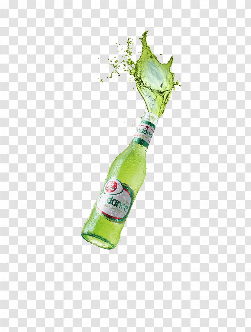 Cocktail Liqueur Water Cream - Green With Without Cover Transparent PNG