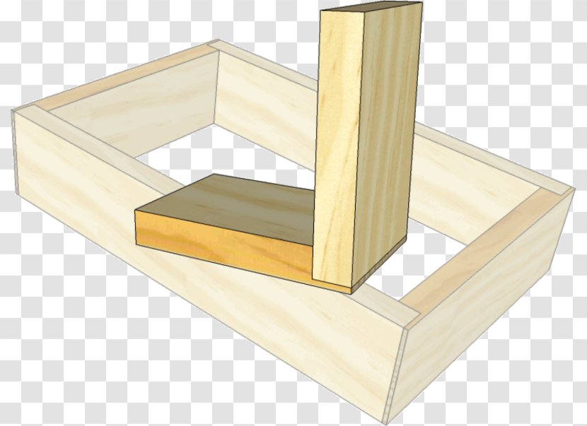 Lap Joint Woodworking Joints Bridle Scarf Mortise And Tenon - Cabinetry Transparent PNG