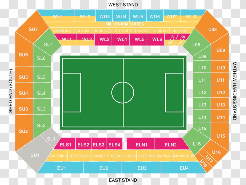 Graphic Design Stadium Line Diagram Point - Area - Stamford Bridge Transparent PNG