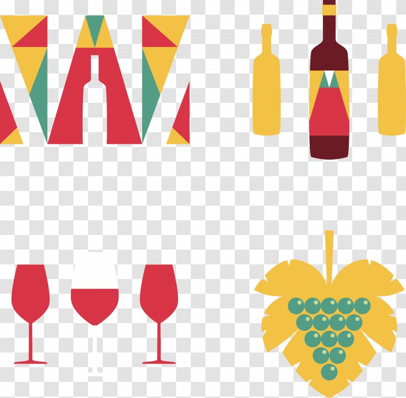 Red Wine Euclidean Vector Clip Art - Drawing - Hand-painted Transparent PNG