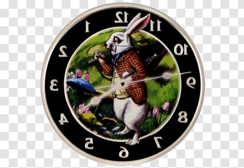 Alice's Adventures In Wonderland White Rabbit Pitcairn Islands Coin Silver Transparent PNG