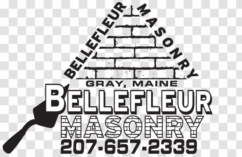 Bellefleur Masonry Bricklayer Logo Christmas Tree Font - Area Transparent PNG