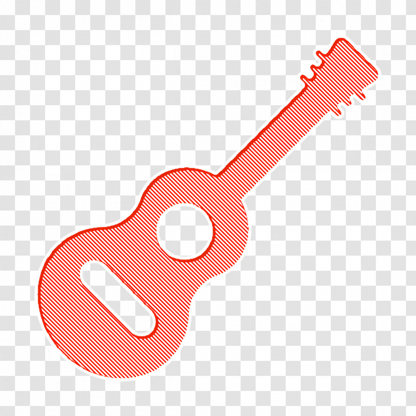 Folk Icon Inclined Guitar Icon Peace And Love Icon Transparent PNG