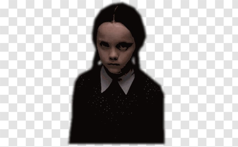 Wednesday Addams Telegram Sticker Charles Outerwear Transparent PNG