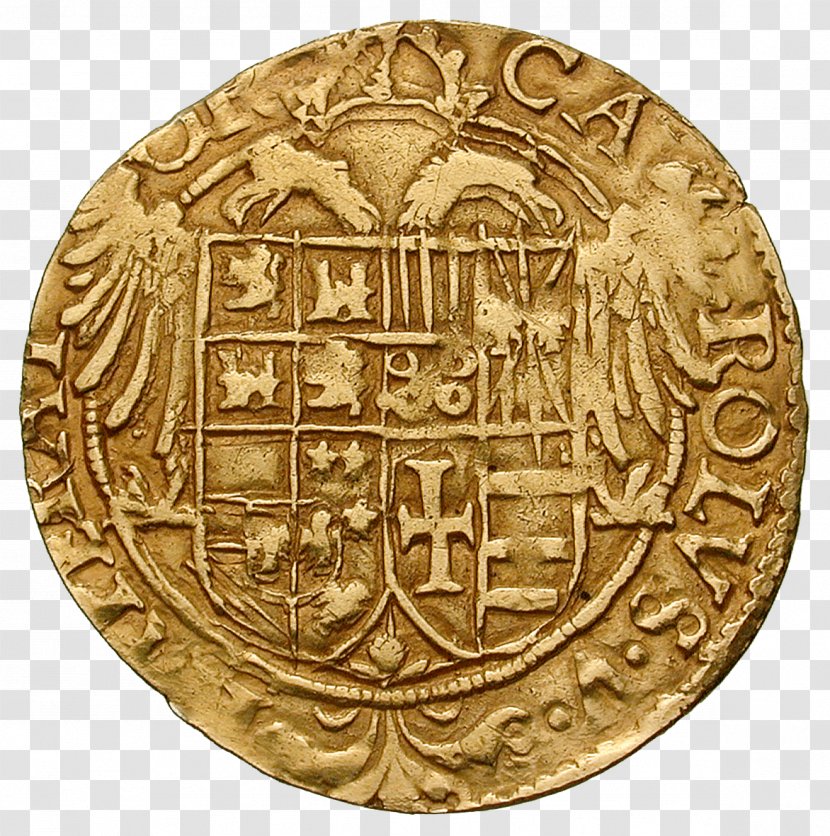 Gold Coin Anglo-Saxons Dollar - Brass - Lakshmi Transparent PNG