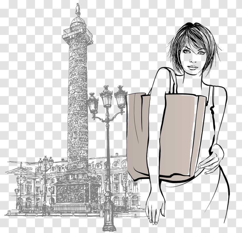 Drawing - London Sketch Transparent PNG