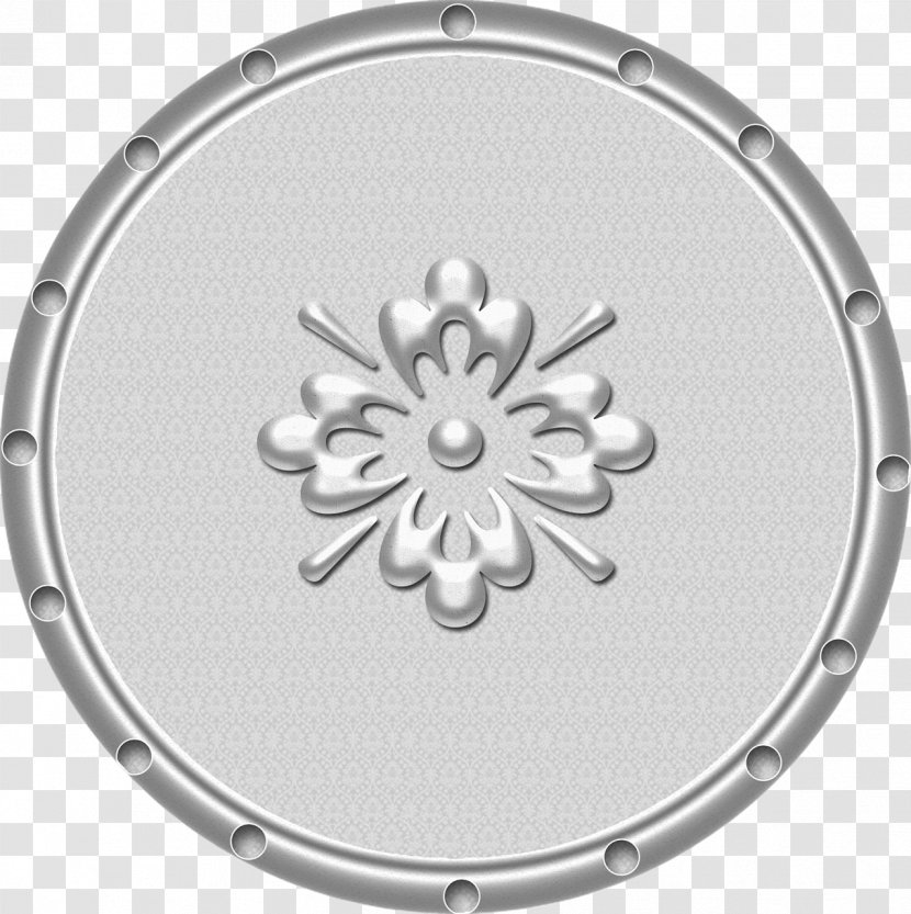 Silver Metal Circle - Symbol Transparent PNG