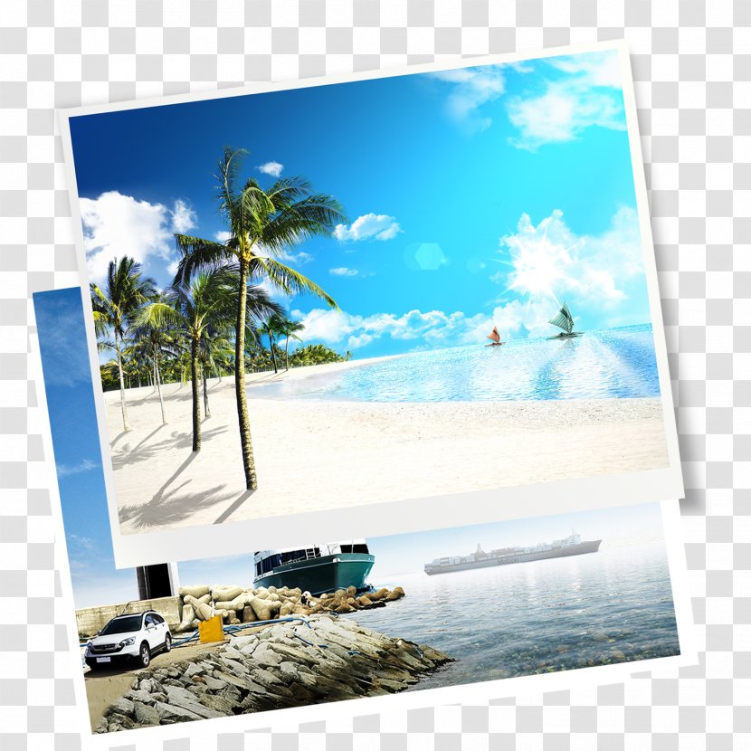Vacation - Display Advertising - Seaside Photos Transparent PNG