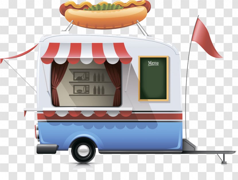 Hot Dog Fast Food Royalty-free - Trailer - Cars Photos Transparent PNG