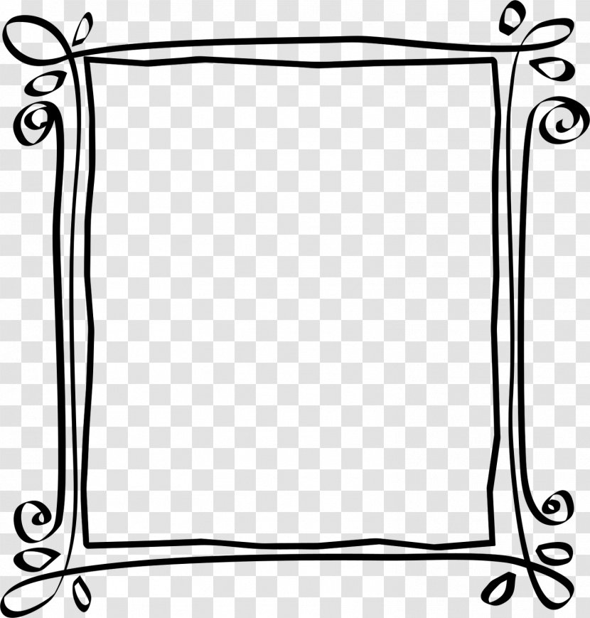 Picture Frames Paper Scrapbooking Clip Art - Area - Doodles Transparent PNG