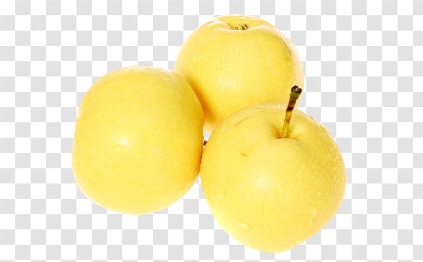 Lemon European Pear Citrus Junos Fruit - Three Picture Material Transparent PNG
