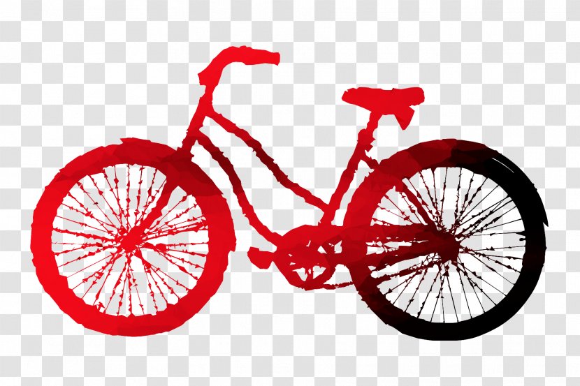 Cruiser Bicycle Clip Art Baskets Cycling - Racing - Stem Transparent PNG