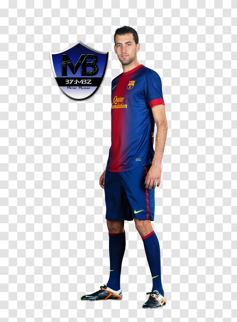 Jersey T-shirt FC Barcelona Sport Uniform - Blue Transparent PNG