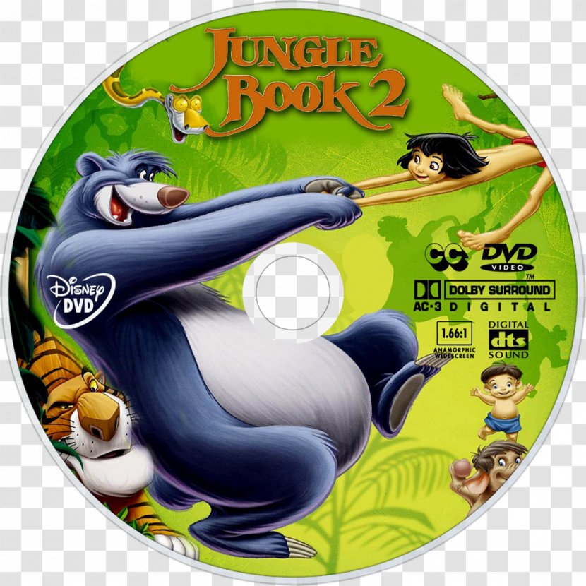 The Jungle Book Shere Khan Mowgli DVD Film - Youtube Transparent PNG