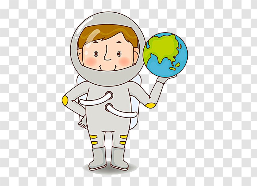 Earth Homo Sapiens Cartoon - Astronaut Sketch Transparent PNG