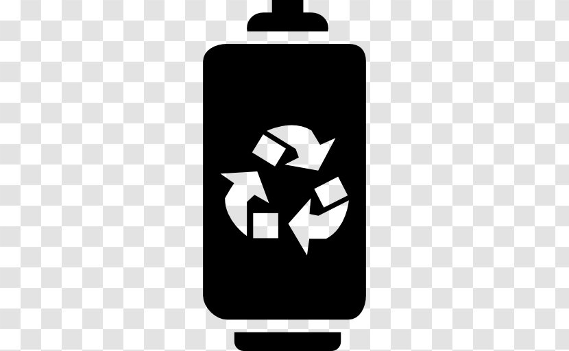 Rubbish Bins & Waste Paper Baskets Recycling Symbol Bin - Logo - Batery Transparent PNG