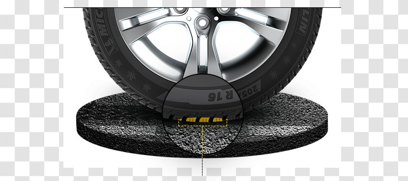 Car Michelin Tire Driving Road - Automotive - Run-flat Transparent PNG