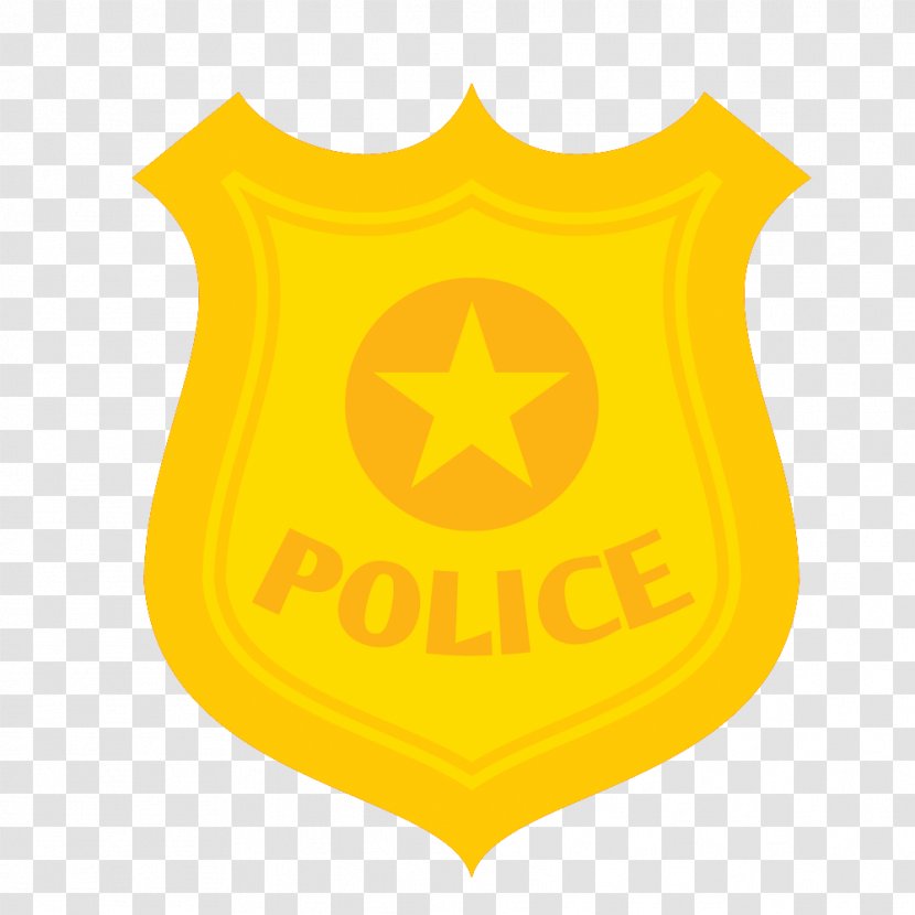 Police Officer Download Cartoon - Badge Vector Material Transparent PNG