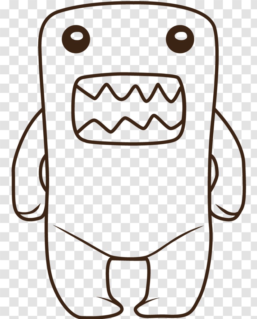 Domo Drawing Hello Kitty Coloring Book - Cartoon - Pages Transparent PNG