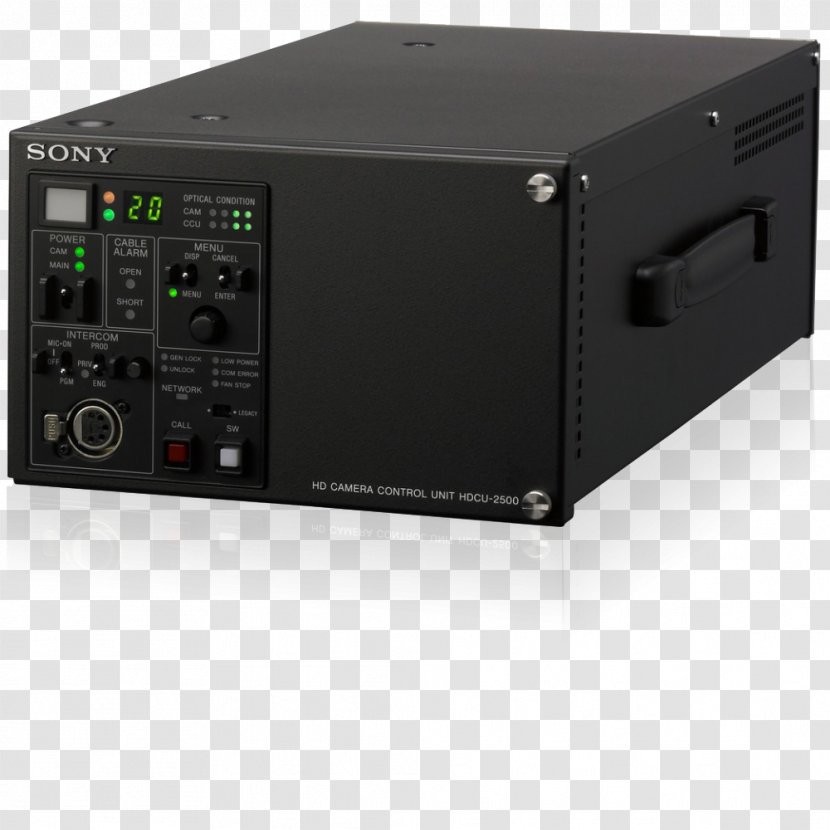 Camera Control Unit Serial Digital Interface Television 19-inch Rack - Broadcasting - Sony Transparent PNG