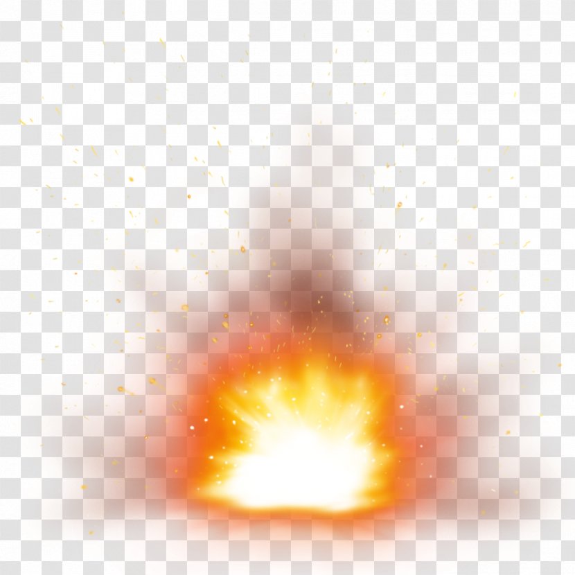 Triangle Computer Wallpaper - Orange - Dust Explosion Of Light Transparent PNG