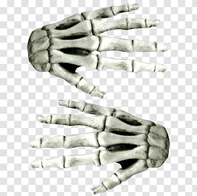 Nail Glove Hand Skeleton Thumb - Finger Transparent PNG