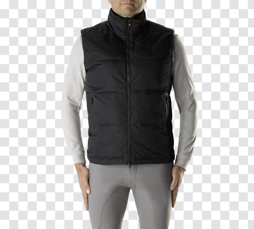 Gilets Neck Jacket Hood Sleeve - Outerwear Transparent PNG