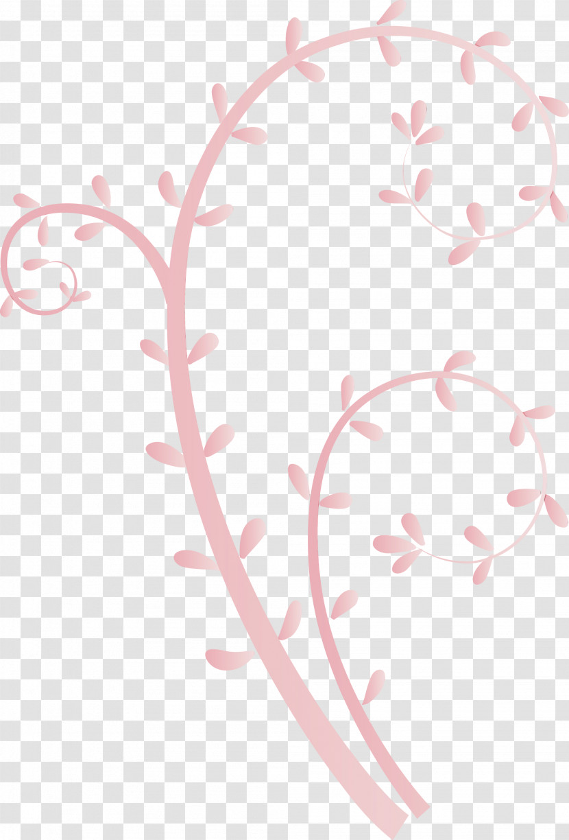 Pink Heart Plant Ornament Transparent PNG
