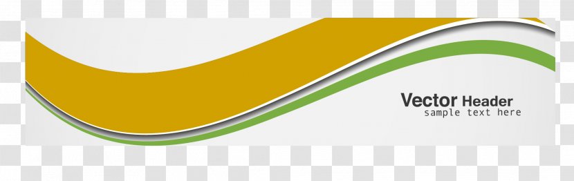 Logo Brand Font - Yellow - Wave Border Transparent PNG