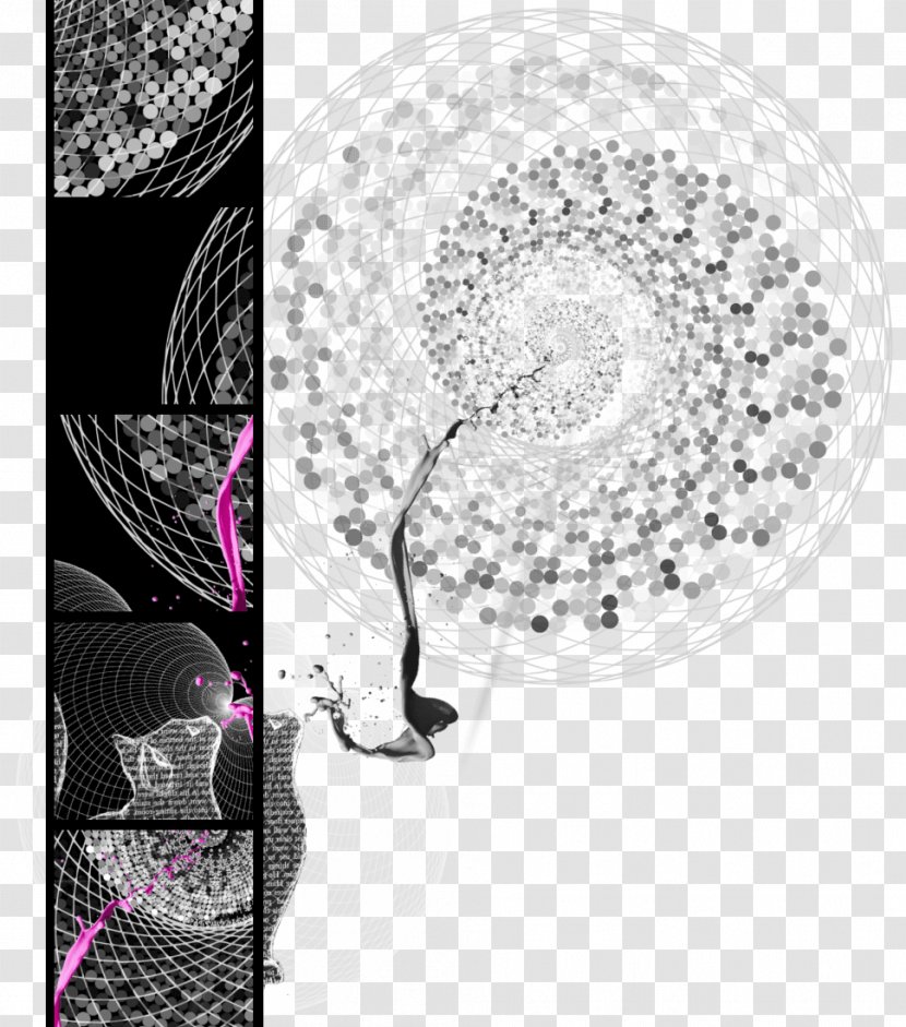 Abstract Photography Art Pattern - Black And White - Ghost Tantra Transparent PNG