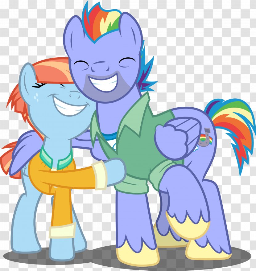 Rainbow Dash My Little Pony Father - Cartoon - Parents Transparent PNG