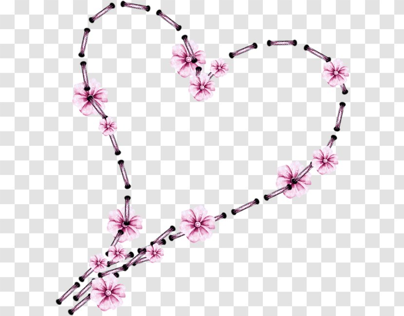 Necklace Cherry Blossom Body Jewellery Transparent PNG
