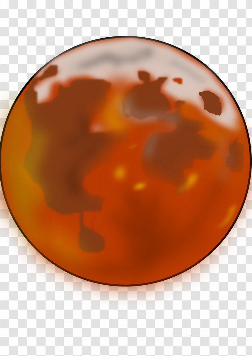 The Planet Mars Clip Art Transparent PNG
