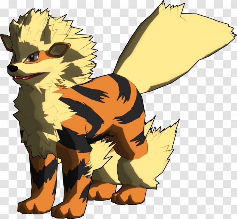 Arcanine Growlithe Red Fox Clip Art - Clipart Transparent PNG