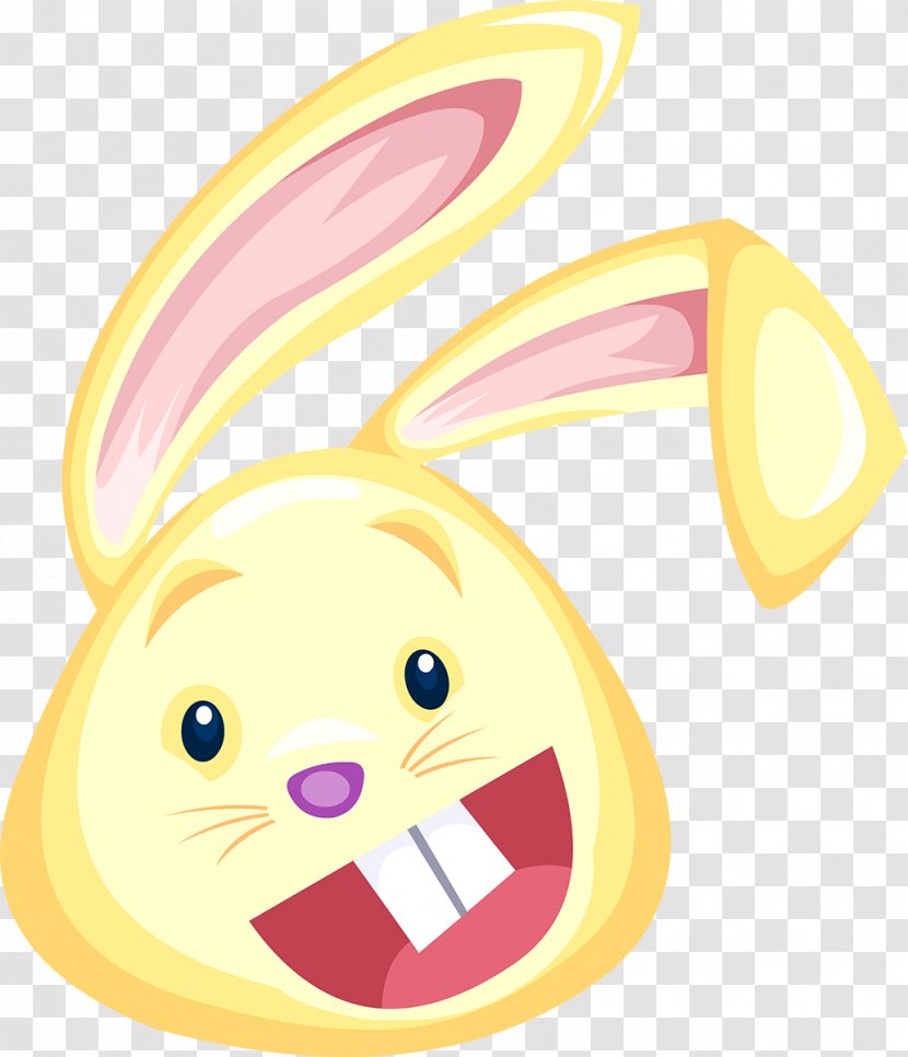 Easter Bunny Rabbit Clip Art - Smile Transparent PNG