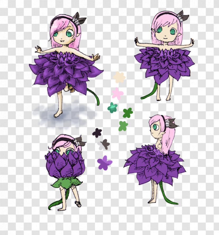 Fairy Cartoon Flowering Plant Transparent PNG