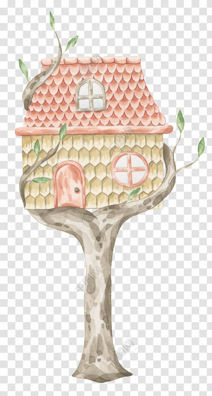 Tree House Image Illustration - Flowerpot - Treehouse Transparent PNG