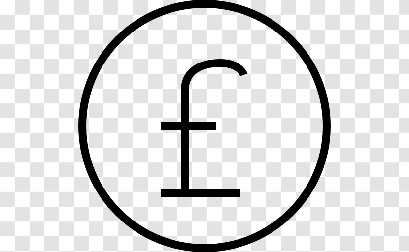 Pound Sterling Lira Sign Currency Symbol - Dollar - British Pounds Transparent PNG