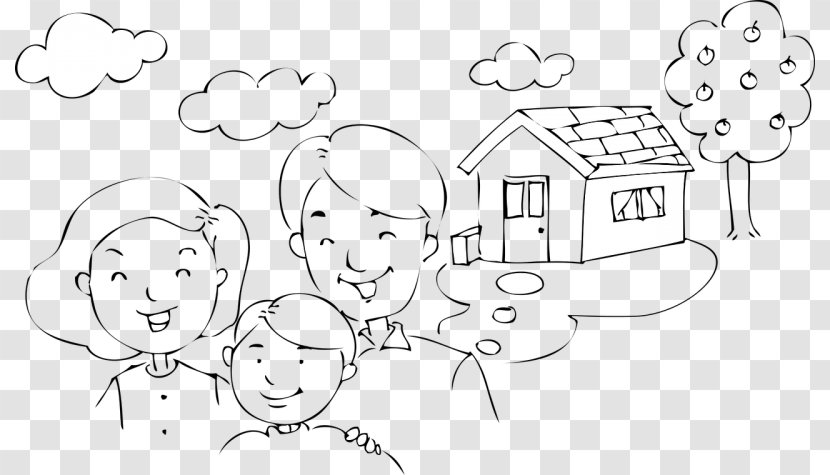 Family Drawing 喜宴 Painting - Cartoon - Hand Painted The Camera Transparent PNG