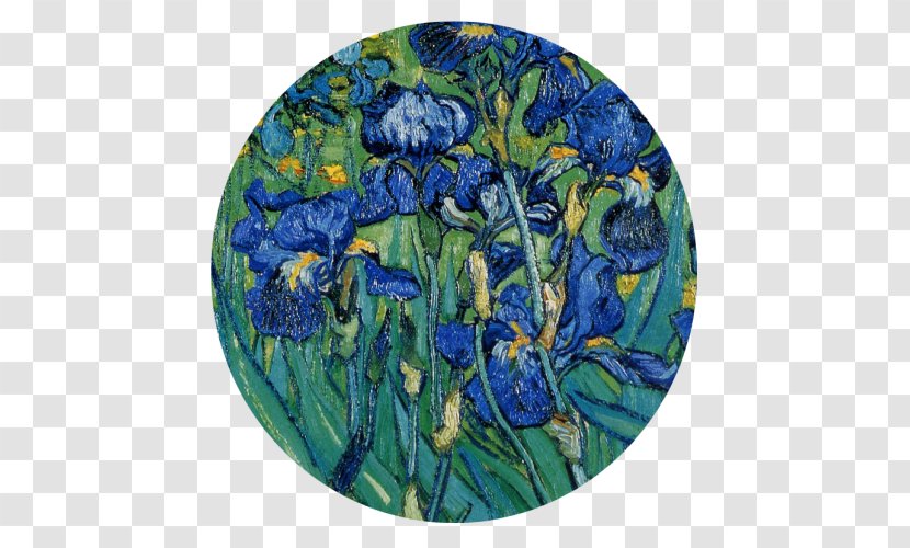 Irises Poppy Flowers The Starry Night Wheatfield With Crows Van Gogh Self-portrait - Famous Artwork Transparent PNG