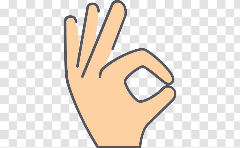 Thumb Gesture OK Hand - Smile Transparent PNG