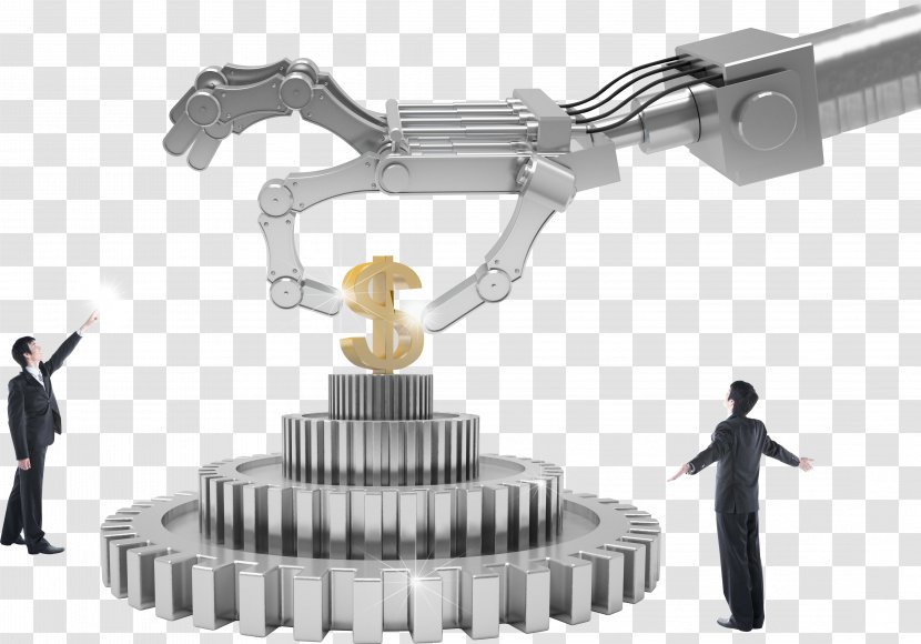 Robotic Arm Businessperson - Robots And Business Man Transparent PNG