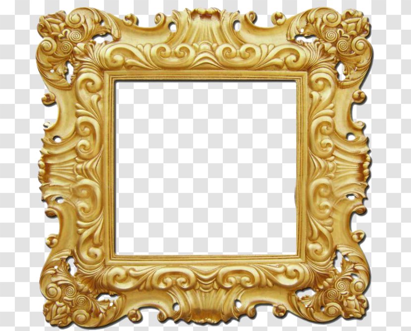 Window Blind Picture Frame Decorative Arts Mat - Rectangle - Gold Transparent PNG