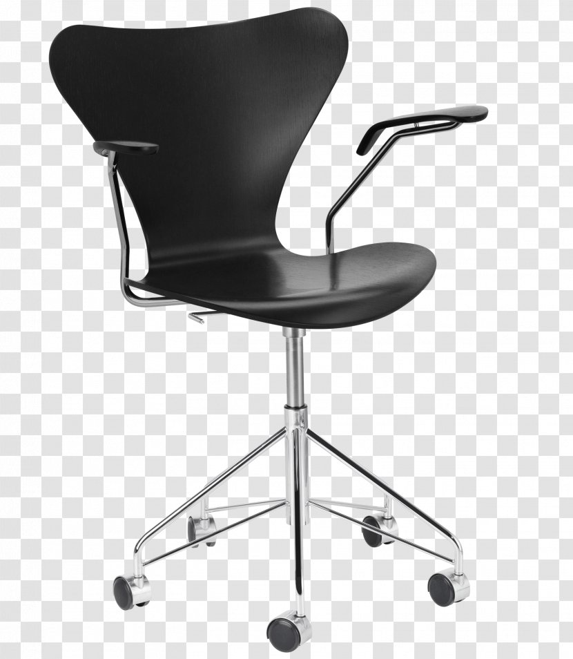 Model 3107 Chair Egg Ant Office & Desk Chairs Swivel - Arne Jacobsen Transparent PNG