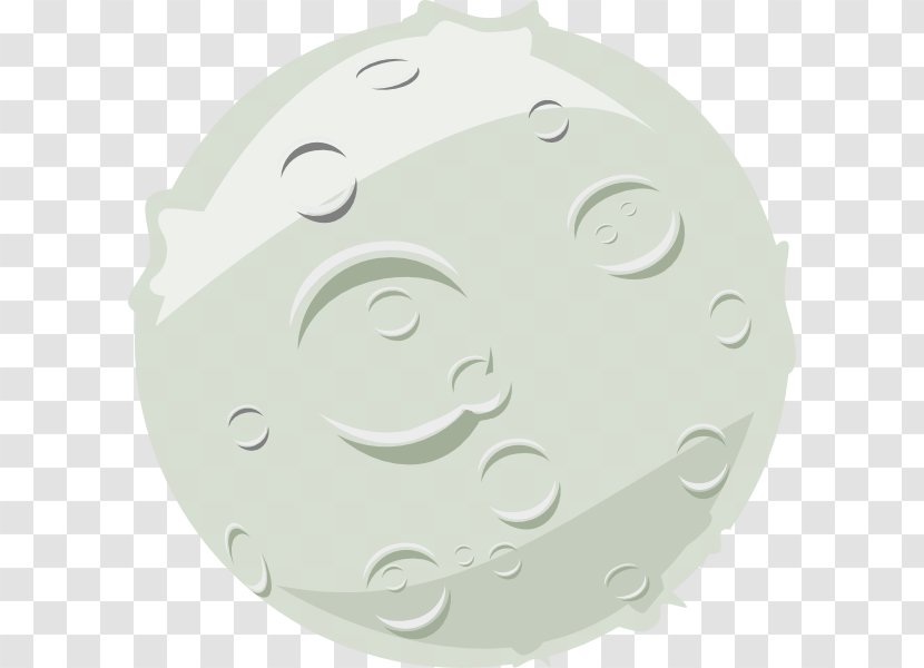 Full Moon Clip Art - Blue - Vector Transparent PNG